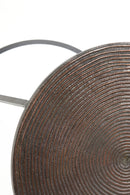 Bijzettafel S/2 TALCA ant koper+brns circ