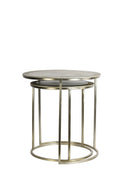 Bijzettafel S/2 Talca lichtgoud