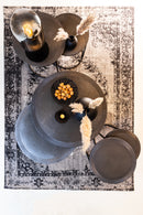 Bijzettafel S/2 Talca lood antiek edge