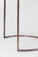 Duarte Set van 2 Glas bruin-Antiek koper