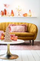 Bijzettafel Rickerd Wit marmer-antiek brons