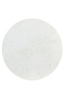 Bijzettafel Rickerd Wit marmer-antiek brons