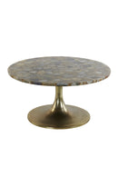 Bijzettafel Rickerd Geel Agaat