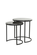 Salon en Bijzettafel S/2 Alfio