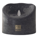 LED Light Candle rustic black moveable flame