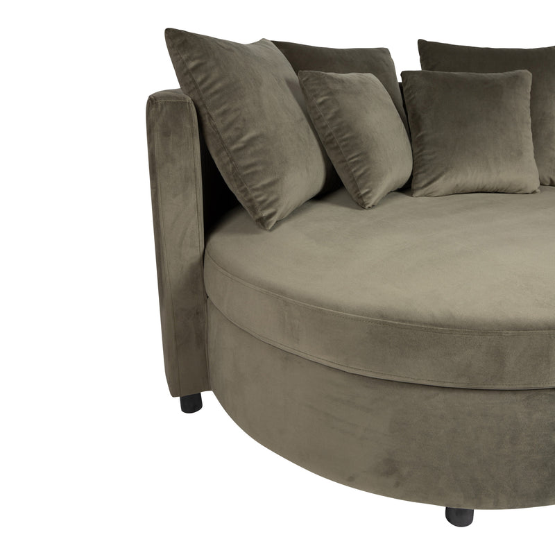 Fayen Velvet fauteuil half round