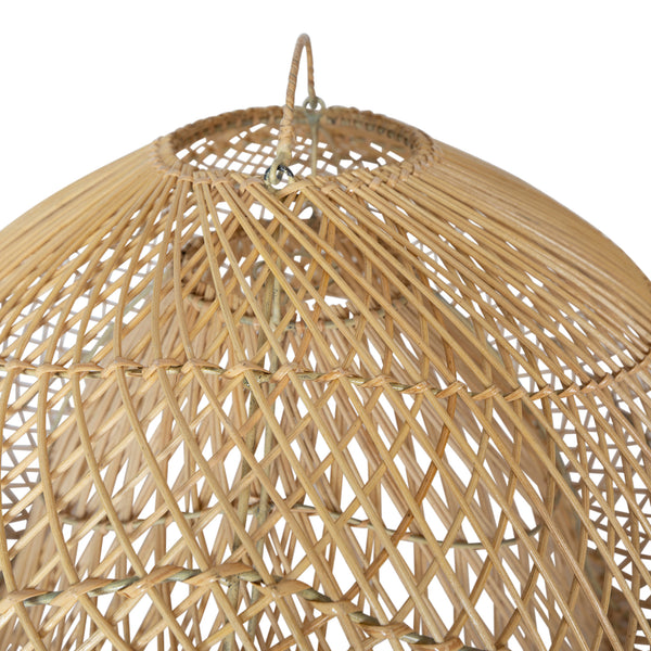 Farhi Natural rattan lampshade organic shape L