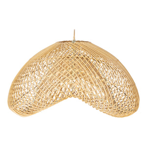 Farhi Natural rattan lampshade organic shape L