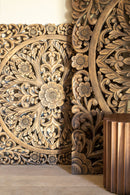 Jenter Copper iron coffeetable ribbed outside rnd