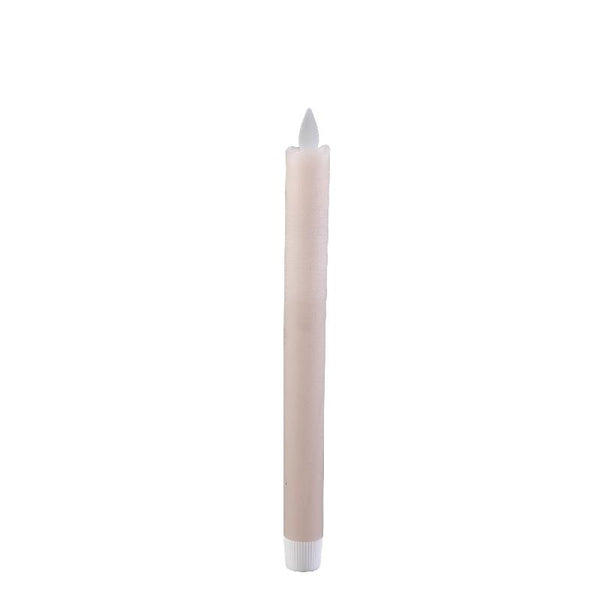 LED Light Diner Candle Beige