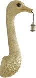 Wandlamp Ostrich Antiek brons