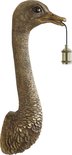 Wandlamp Ostrich Antiek brons