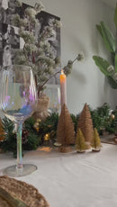 LED Light Diner Candle Beige