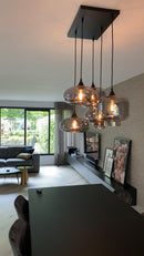 Universele 9 Lamps plafondplaat rechthoekig