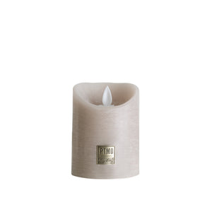 LED Light Candle Beige Moveable Flame PTMD