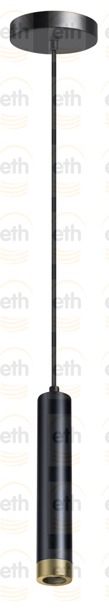 Miller Hanglamp 1x E27 Zwart