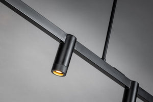 Miller Hanglamp 4 x E27 60W Zwart