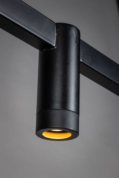 Miller Hanglamp 4 x E27 60W Zwart
