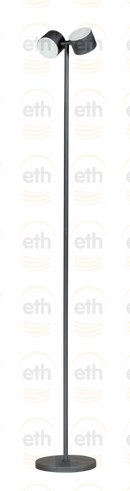 ETH Prince Vloerlamp 2x G9 Zwart