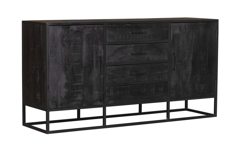 Dressoir Denver Black 165 cm