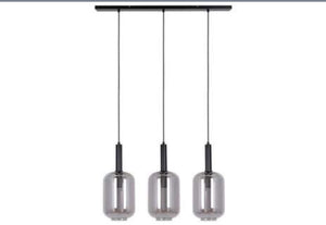 Hanglamp Lekar Zwart 3 Lichts