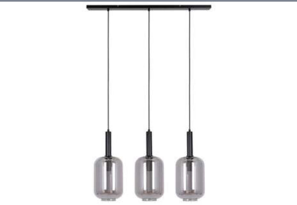 Hanglamp Lekar Zwart 3 Lichts