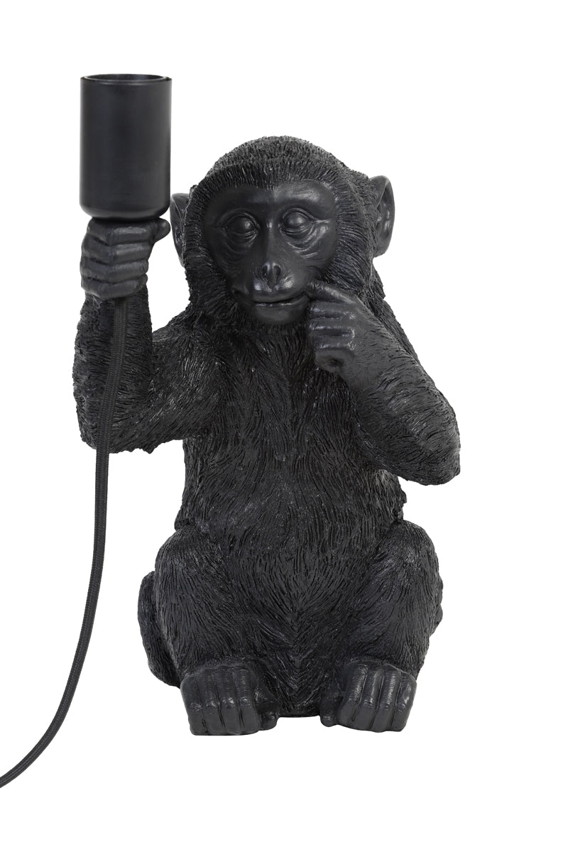 Tafellamp Monkey zwart