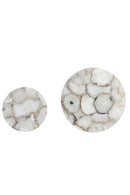 Bijzettafel S/2 Axat Agaat Antiek brons