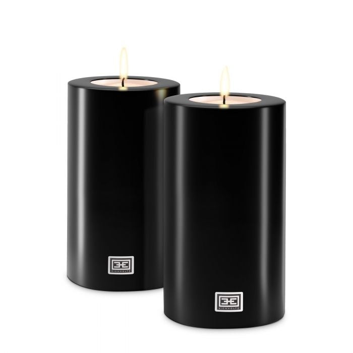 Artificial candle zwart