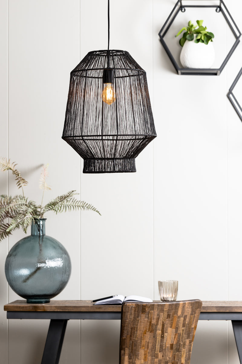 Hanglamp Vitora Mat zwart