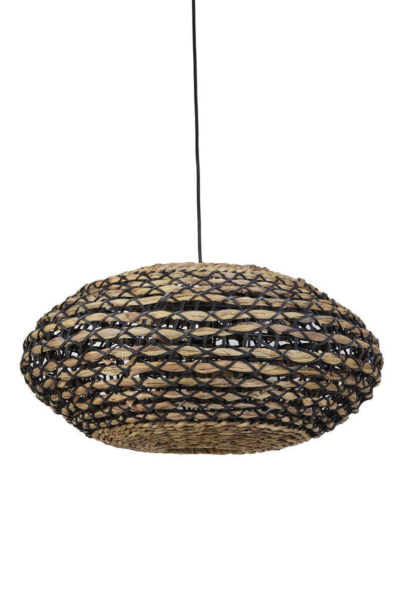 Hanglamp Tripoli Naturel en Zwart